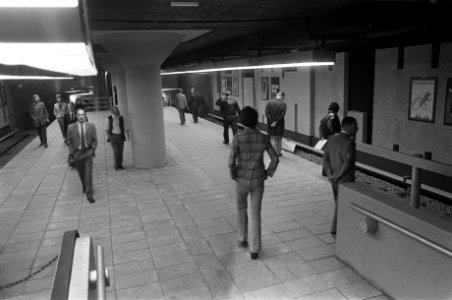 Bezoekers op het perron, Bestanddeelnr 928-1147