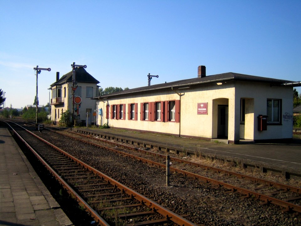 Bhf Coesfeld Stellwerk und Betriebsgebäude
