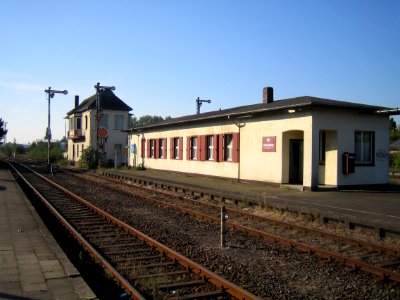 Bhf Coesfeld Stellwerk und Betriebsgebäude