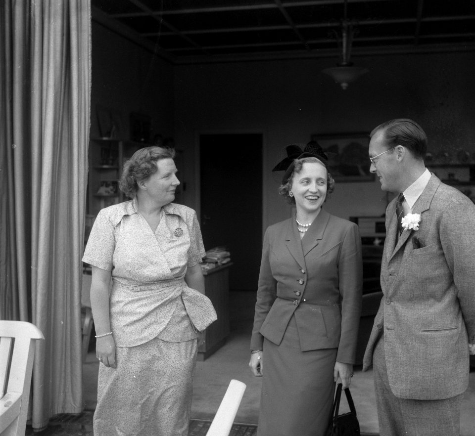 Bezoek Margaret Truman dochter van de Amerikaanse president en zangeres aan So, Bestanddeelnr 904-6174