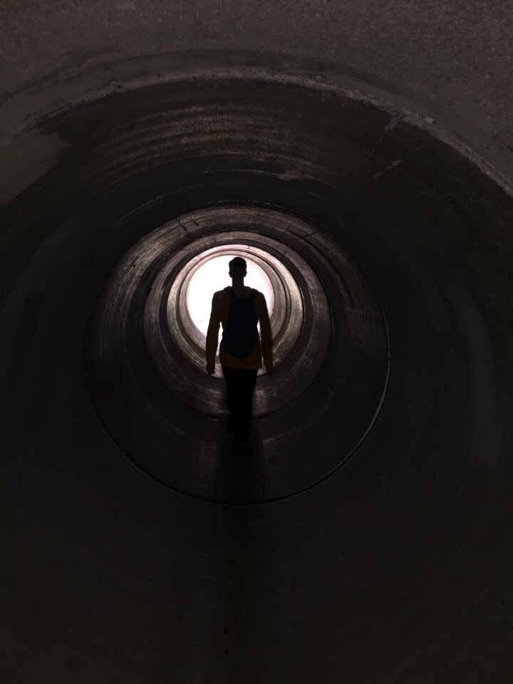 Gloom tube concrete tube