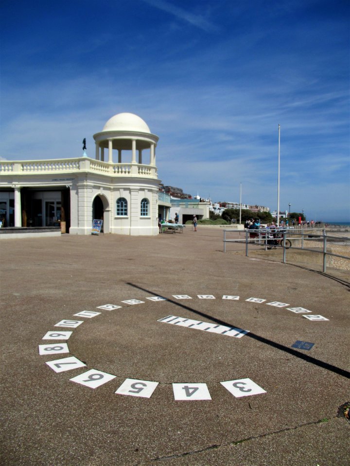Bexhill sundial, June 2021