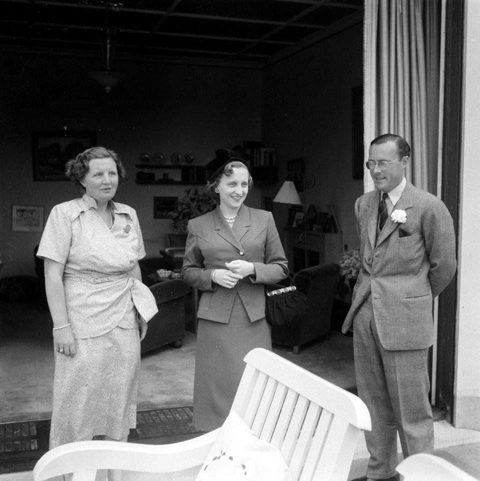 Bezoek Margaret Truman dochter van de Amerikaanse president en zangeres aan So, Bestanddeelnr 904-6171