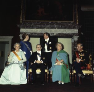 Bezoek van President Heinemann en echtgenote van WD aan NL statiefoto van Heine, Bestanddeelnr 254-8568