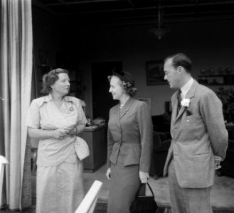 Bezoek Margaret Truman dochter van de Amerikaanse president en zangeres aan So, Bestanddeelnr 904-6172