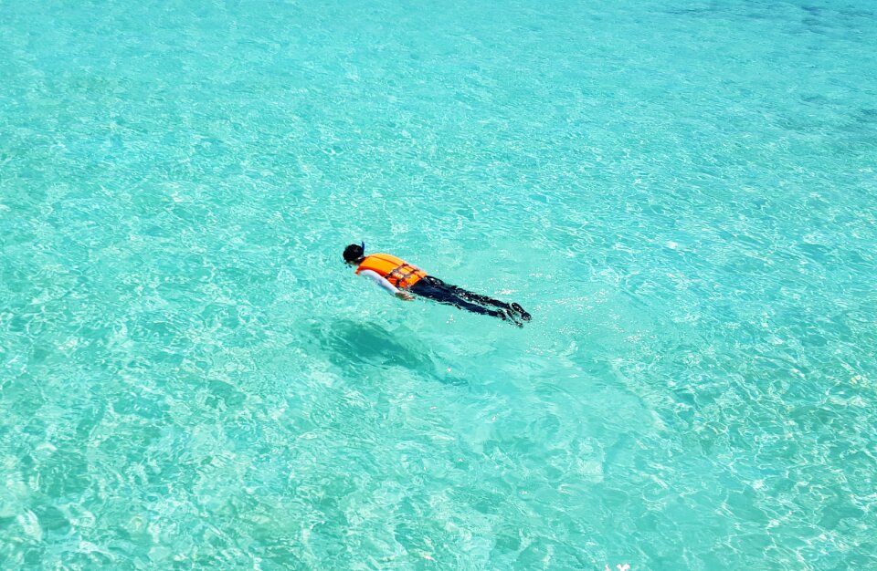 Emerald sea coral beach