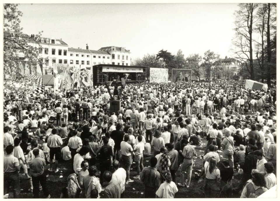 Bevrijdingspop, toen nog in het Kenaupark op 5 mei 1989. NL-HlmNHA 54023693
