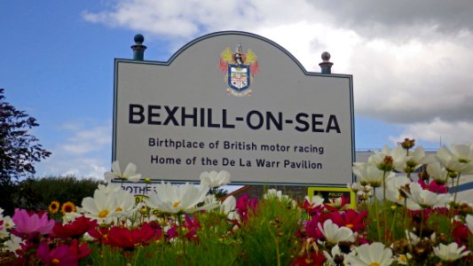 Bexhill town limit sign, Bexhill Road photo