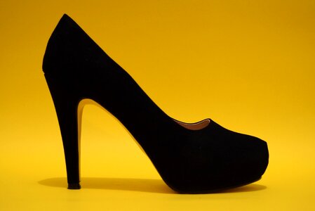 Black slippers footwear