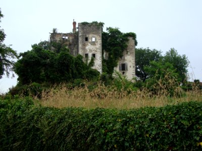 Beyrie-sur-Joyeuse (Pyr-Atl, Fr) Le château à restaurer