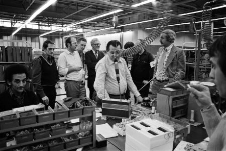Bezetting bedrijf Tealtronic in de bezette fabriek, Bestanddeelnr 928-9691