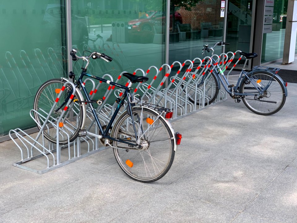 Bicycle Rack Near The South East Entrance Of Cassova Business Centre, Košice, SK