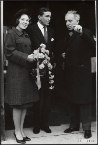 Bezoeken, provincies, commissarissen, Beatrix, prinses, Claus, prins, Kornmann C, Bestanddeelnr 017-1180