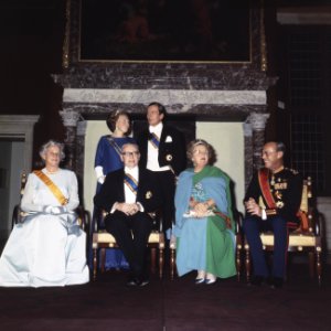 Bezoek van President Heinemann en echtgenote van WD aan NL statiefoto van Heine, Bestanddeelnr 254-8567