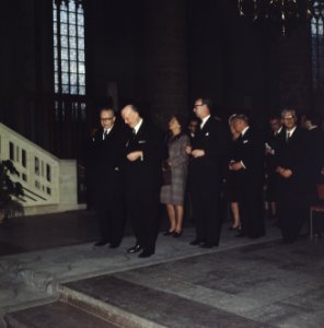 Bezoek van President Heinemann en echtgenote van WD aan NL President Heinemann , Bestanddeelnr 254-8570
