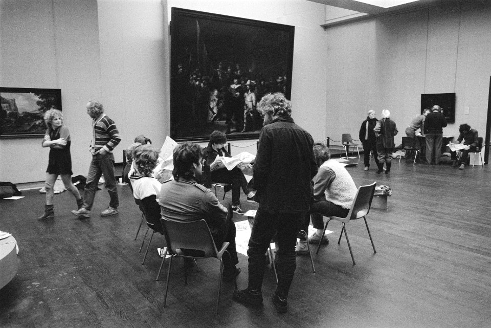 Bezetters in de Nachtwachtzaal, Bestanddeelnr 932-8025