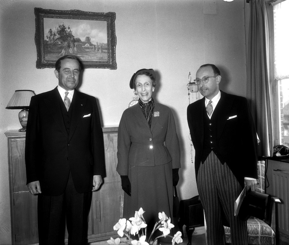 Bezoek Zweedse Koningspaar, derde dag, Koningin Louise Amsterdam, Bestanddeelnr 907-1032