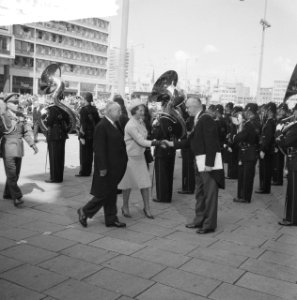 Bezoek van President Scharf aan Rotterdam, Bestanddeelnr 912-4895