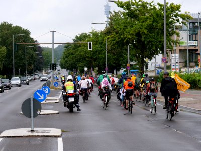 Bicycle demonstration to the Coal and Boat demonstration 2019 23