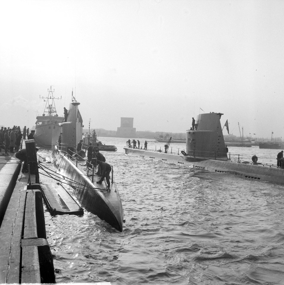 Bezoek Zweedse onderzeeboten aan Rotterdam, Bestanddeelnr 912-0173