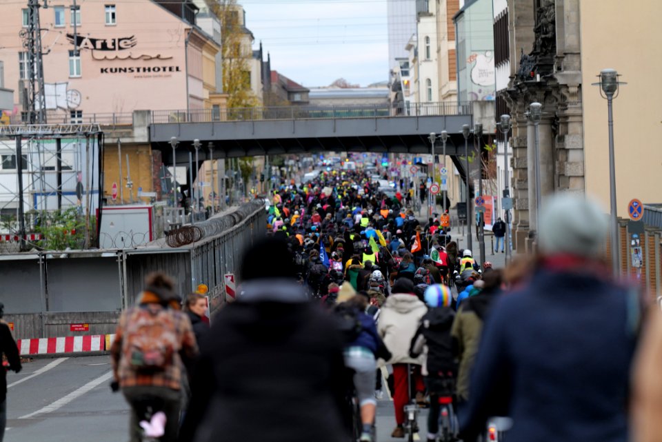 Bicycle demonstration against A49 and A100 in Berlin 2020-11-28 145