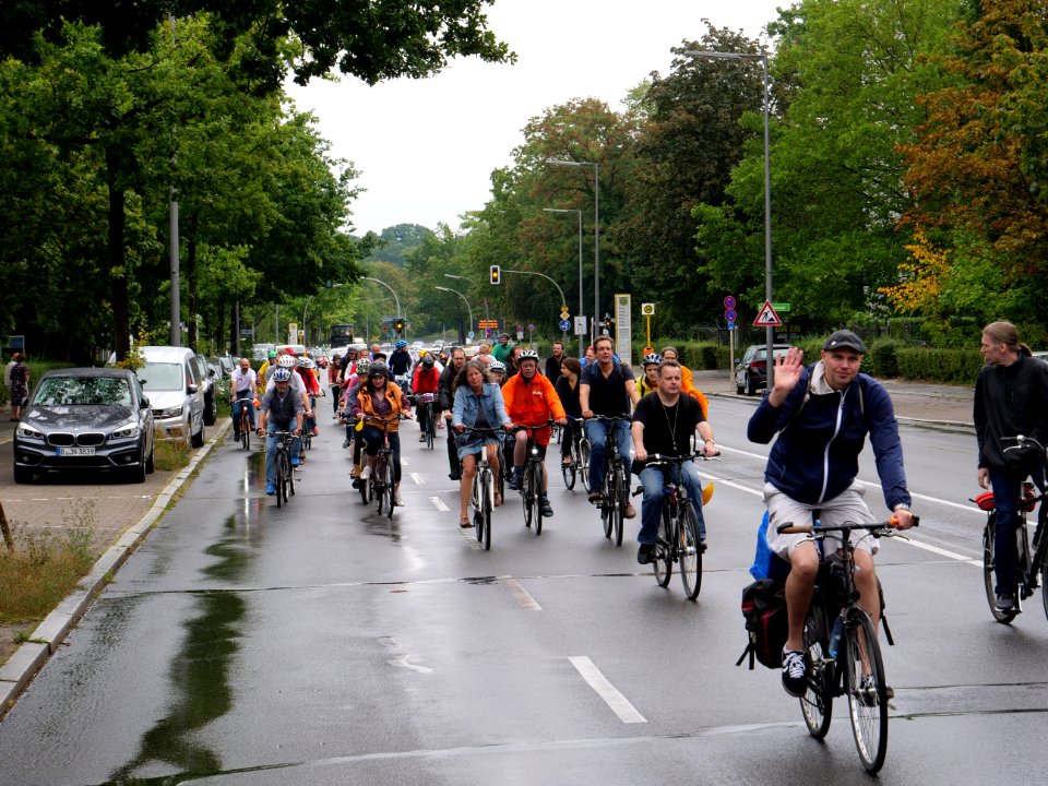 Bicycle demonstration to the Coal and Boat demonstration 2019 20