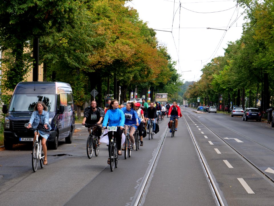 Bicycle demonstration to the Coal and Boat demonstration 2019 27