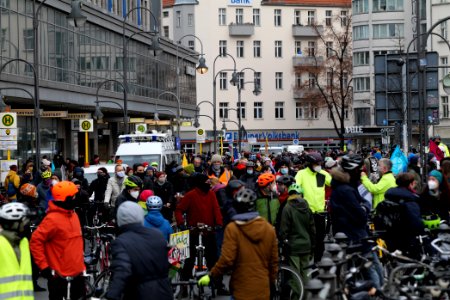 Bicycle demonstration against A49 and A100 in Berlin 2020-11-28 10