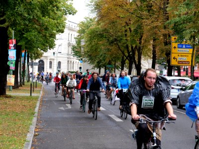 Bicycle demonstration to the Coal and Boat demonstration 2019 29