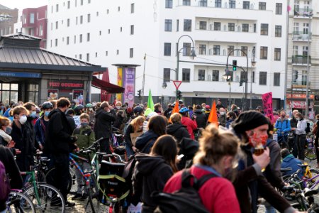 Bicycle demonstration against A49 and A100 in Berlin 2020-11-14 14