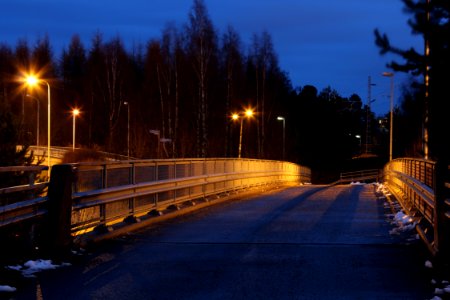 Bicycle bridge Välivainio Oulu 20131109