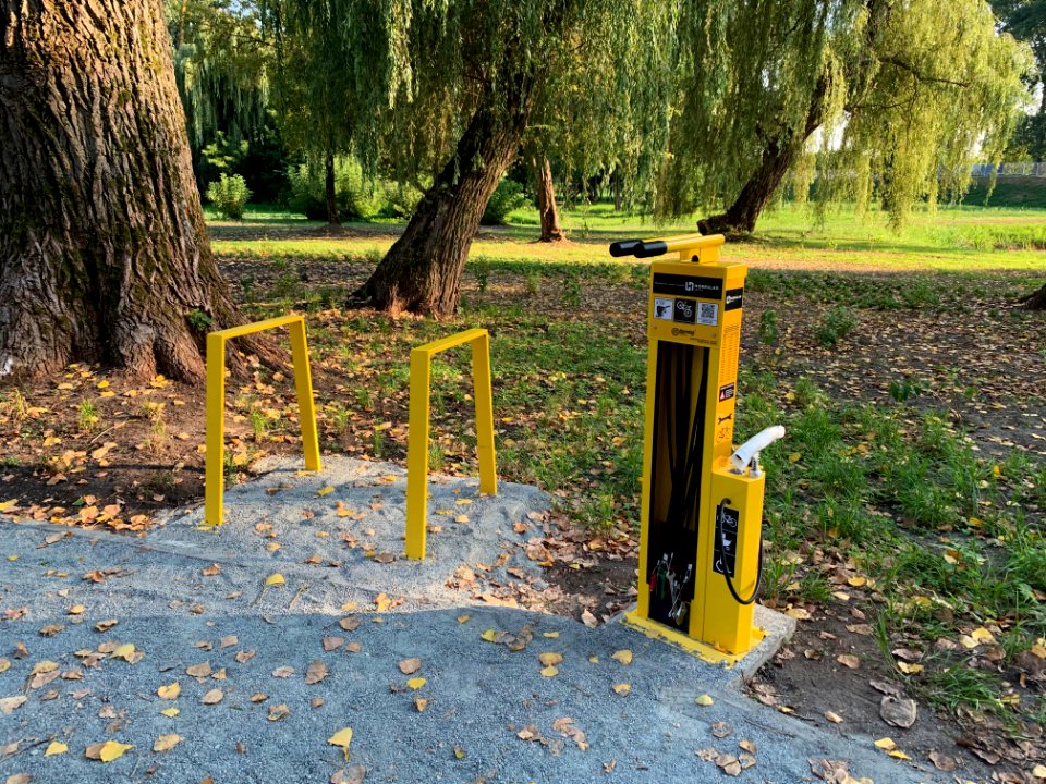 Bicycle Parking and Repair Stand - Małpim Gaju, Biała Podlaska, PL