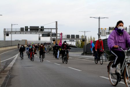 Bicycle demonstration against A49 and A100 in Berlin 2020-11-14 79