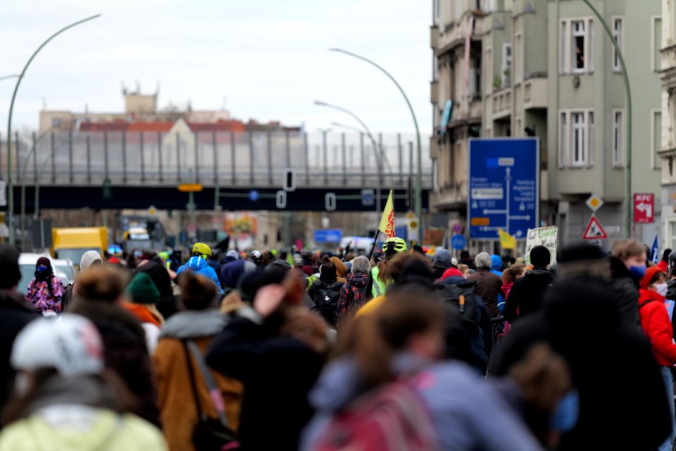 Bicycle demonstration against A49 and A100 in Berlin 2020-11-28 53