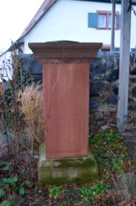 Bickenbach, Friedhof, Lapidarium (1)