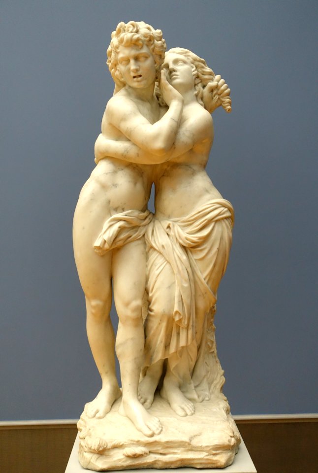 Biblis and Caunus by Laurent Delvaux, after 1733, marble - Bode-Museum - DSC02870
