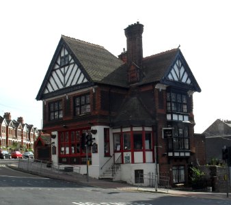 Bib and Tucker Pub, Corner of Elm Grove and Queen's Park Road, Brighton (July 2010)
