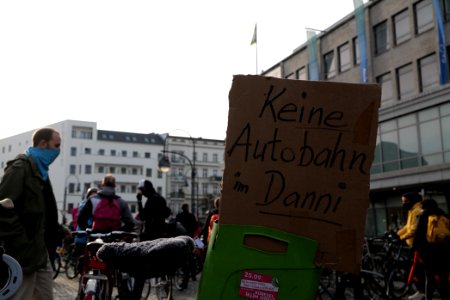 Bicycle demonstration against A49 and A100 in Berlin 2020-11-14 13