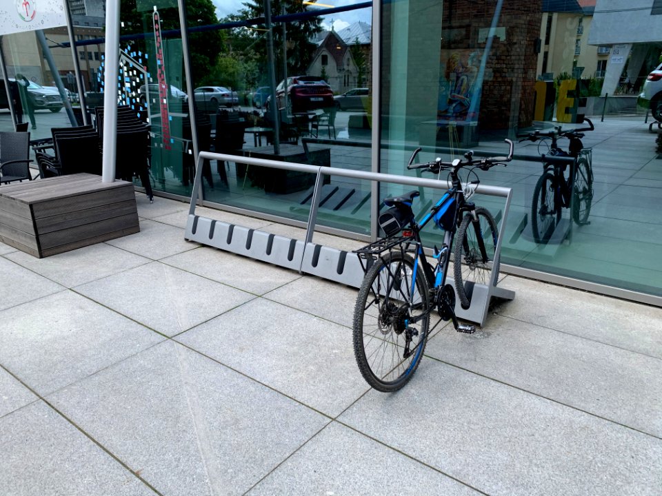 Bicycle Rack Near The Main Entrance Of Cassova Business Centre, Košice, SK