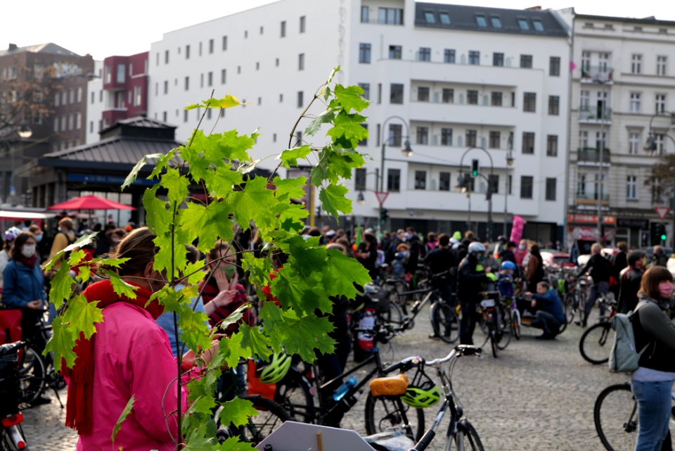 Bicycle demonstration against A49 and A100 in Berlin 2020-11-14 03