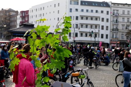 Bicycle demonstration against A49 and A100 in Berlin 2020-11-14 03