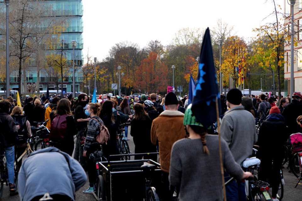 Bicycle demonstration against A49 and A100 in Berlin 2020-11-14 195