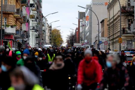 Bicycle demonstration against A49 and A100 in Berlin 2020-11-28 47