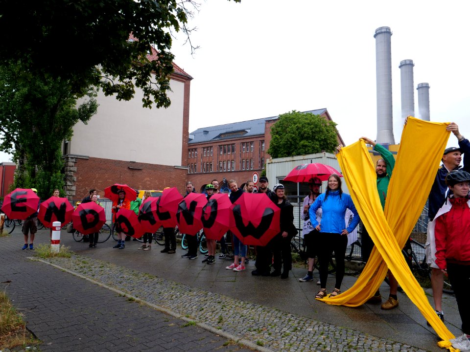 Bicycle demonstration to the Coal and Boat demonstration 2019 10