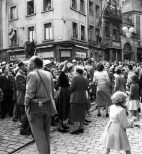 Bezoek Koninklijk Paar aan Luxemburg franje, Bestanddeelnr 904-6374