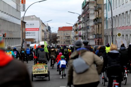 Bicycle demonstration against A49 and A100 in Berlin 2020-11-28 41