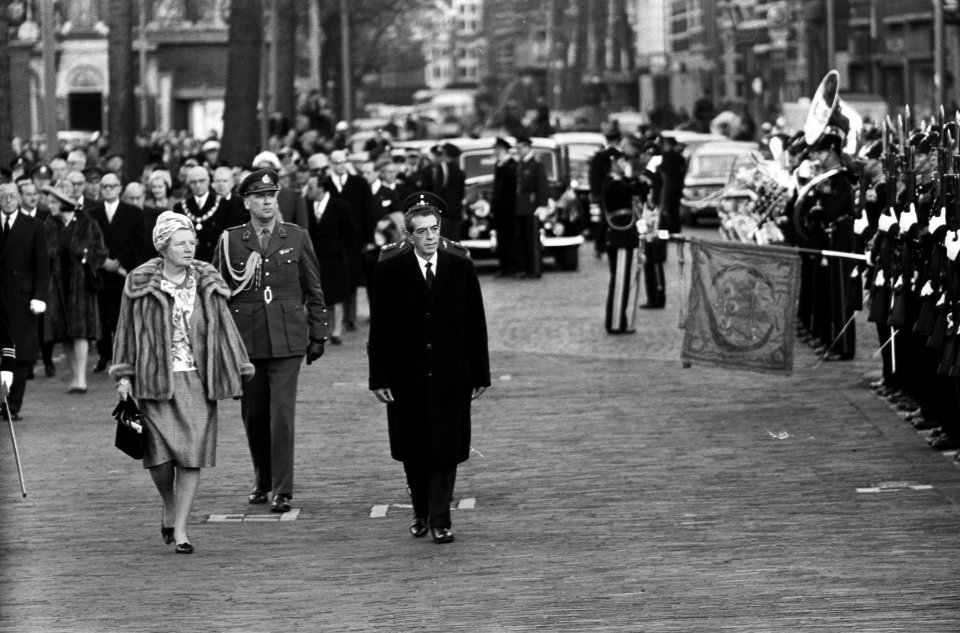 Bezoek van de president van Mexico aan Rotterdam, bij Roei- en Zeilvereniging D, Bestanddeelnr 915-0050