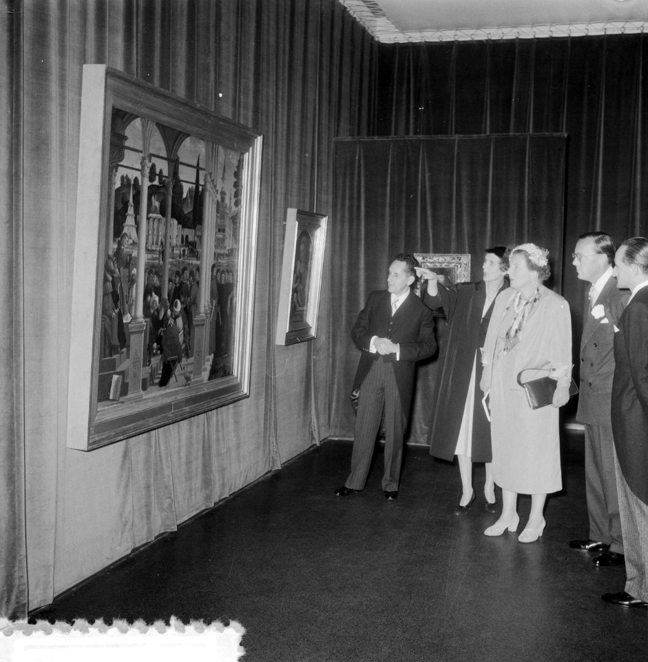 Bezoek koningin Juliana aan het Rijksmuseum, Bestanddeelnr 905-9547