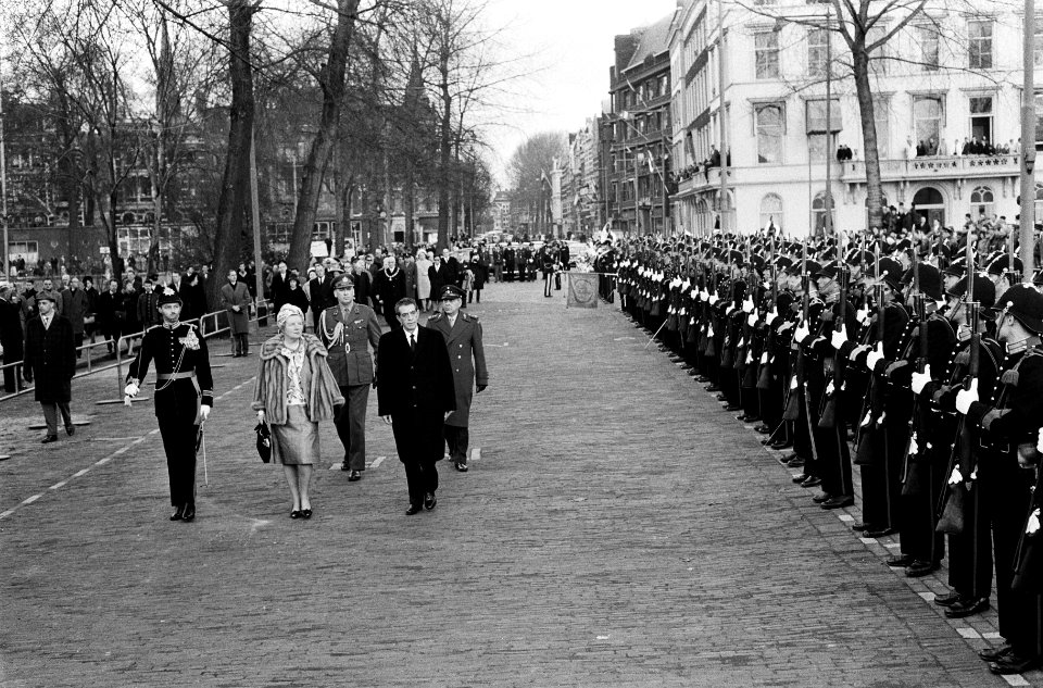Bezoek van de president van Mexico aan Rotterdam, bij de Roei- en Zeilvereniging, Bestanddeelnr 915-0054