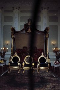 Bezoek Koningin Juliana , Pr. Bernhard , Pr. Beatrix Pr. Claus aan Ethiopie Gal, Bestanddeelnr 254-8295
